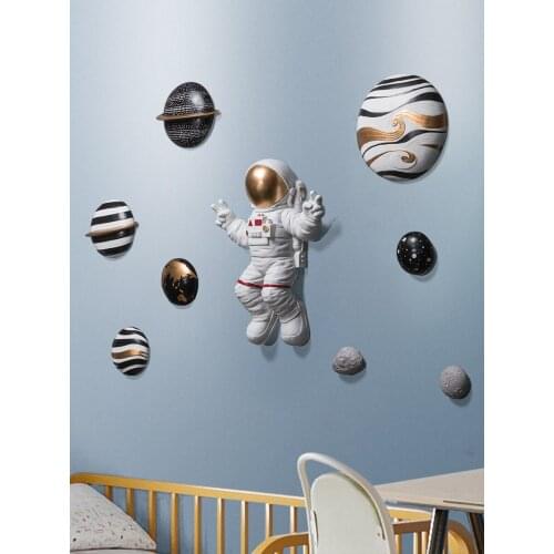 Fashion Creative Three-dimensional Astronaut Wall Decoration Mural Decorations Childrens Room Wall Decorations Nordic Baby