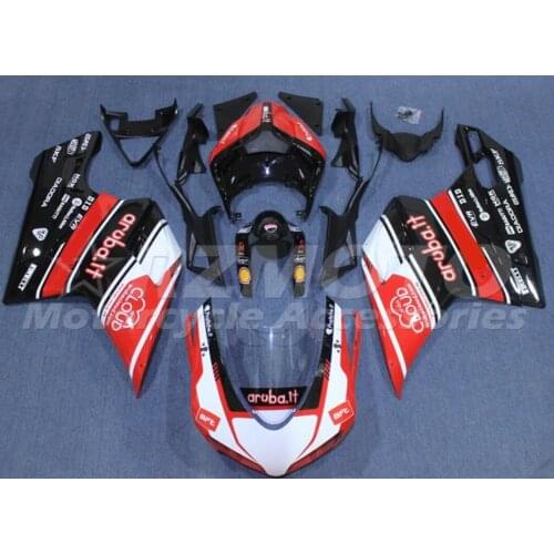New ABS Motorcycle Fairing kit Fit For Ducati 848 evo 1098 1198 2007 2008 2009 2010 2011 2012 Custom Black Red