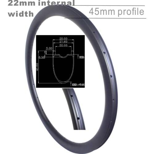 700c gravel bike carbon rims carbon gravel bike rims 45mm depth 29mm width tubeless bike rims