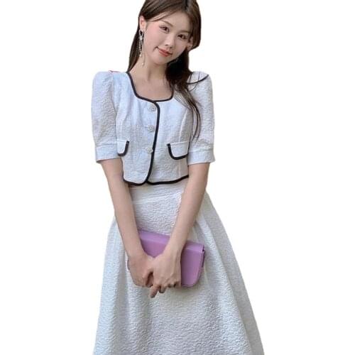 Olive Girl Women's Suits With A Skirt