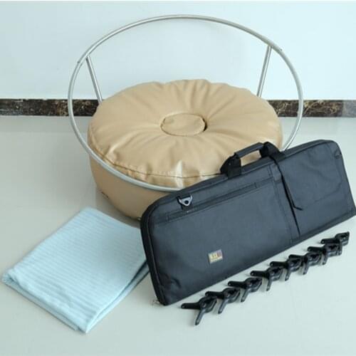 Newborn Photography Stand Stainless Bean bag Rack Backdrop Stand Posing Pillow Donut Newborn Poser Photo Props