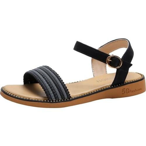 Women Sandals Summer Shoes Wedges Fashion Rome Buckle Strap Breathable Comfortable Casual Platform Female Slides