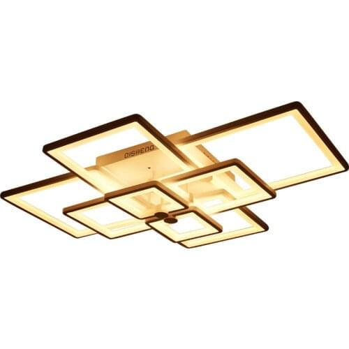 Modern Rectangle Aluminum Led ceiling light for living room bedroom AC90-260V White/Black Ceiling Lamp led lights for room