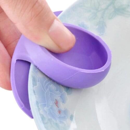 Heat Resistance Mitt Anti-slip Silicone Microwave Oven Dishes Insulated Finger Glove Protector Cooking Tools Kitchen Accessories