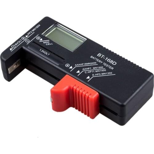 Battery Tester Volt Checker for 9V 1.5V and AA AAA Cell Batteries