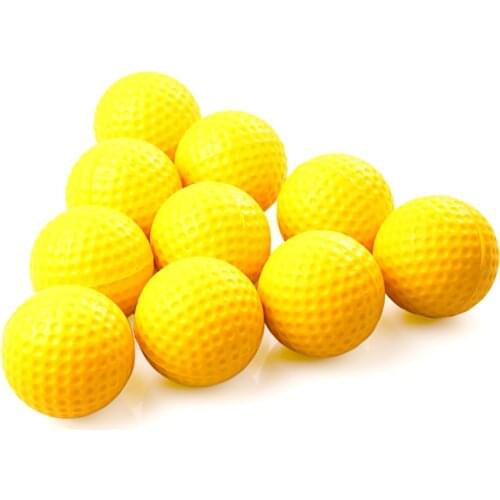 Practice Golf Balls 3 pcs Goft Balls In Set For Beginner Indoor Outdoor Playing Training Color Yellow Macth Ball Tees Better