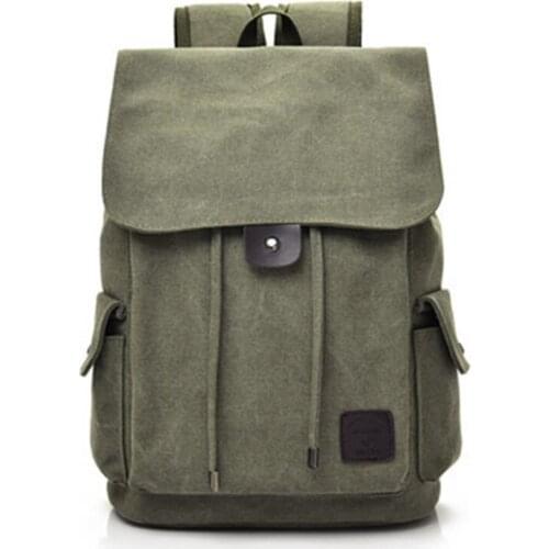 Mens Backpack Schoolbag For Teenagers Large Capacity Canvas Backpacks Male Vintage Rucksack Anti Theft Backpack Men Travel Bag