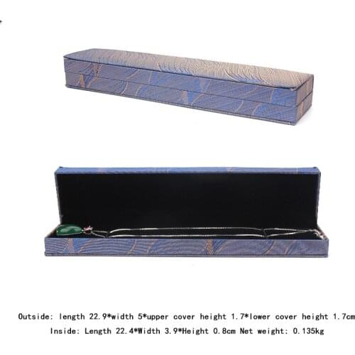 High Quality Female Purple Necklace Jewelry Packaging Storage Gift Box Earring Pendent Wedding Ring Bracelet Jewellery Organizer