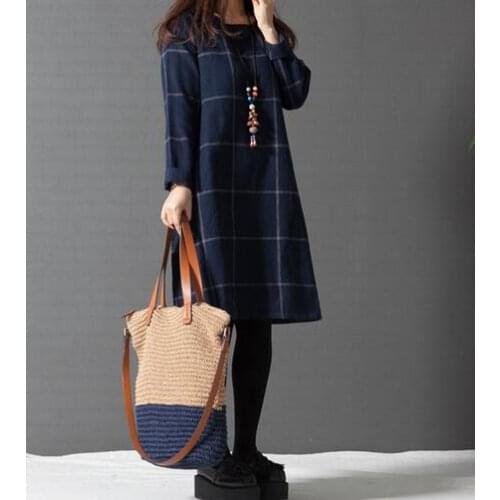 Модные платья в клетку Xsyyfast China At AliExpress