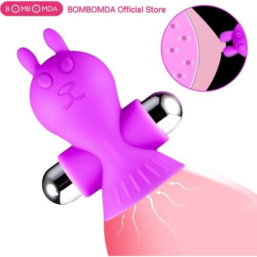 10 Modes Nipple Clamps Vibrators Breast Clip Sex Toys For Women Suckers Breast Bigger Nipple Enlarger Suction Pump Toy For Adult