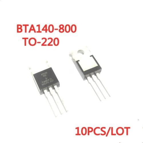 10PCS/LOT BTA140-800 TO-220 two-way thyristor new spot