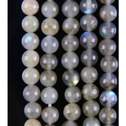 6MM Labradorite Round Loose Beads Strand 16 Inch Jewelry For Woman Gift Making A201