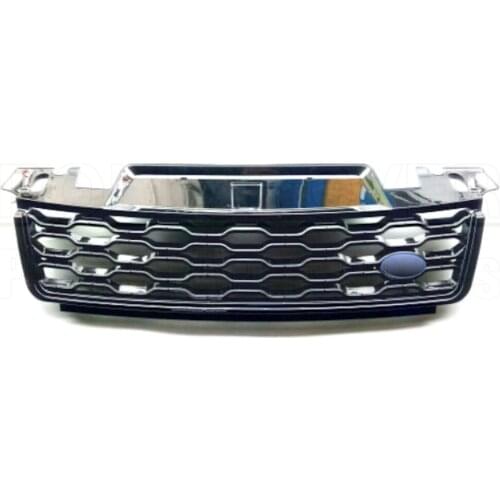 ROLLSORVER Gloss Black Front Bumper Grille Grill For Range Rover Sport 2018-2019