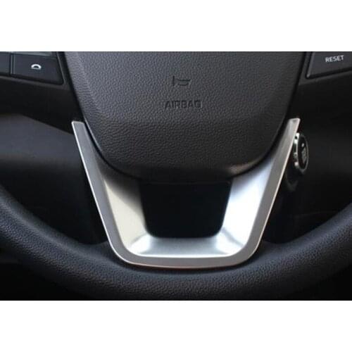 For Hyundai IX35 2018 2019 2020 Car Interior Steering Wheel Decorative Cover Sequins Emblem Badge Sticker Accessories Carstyling