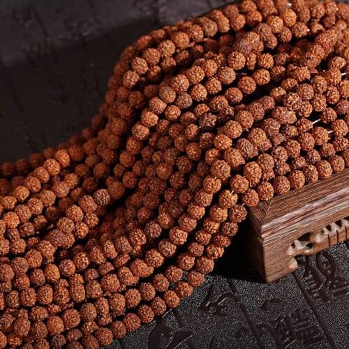 108pcs Ethnic Vajra Bodhi Rudraksha Beads For Making Bracelet Accessories Meditation Mala Prayer Tibetan Buddhism