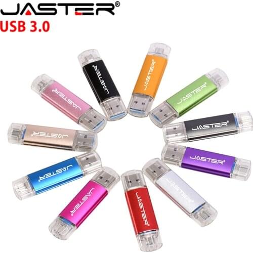 JASTER Flash-Drive Usb-Stick High-Speed Hotsale 16GB 32GB 64GB 128GB Smart-phone Android Pen 3.0 OTG USB