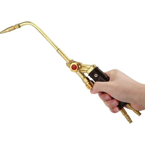 Gas Brazing Torch H01-6 0.9mm Injection Oxygen Acetylene Liquified Gas Soldering Welding Torch for Steel Copper Aluminum Silver