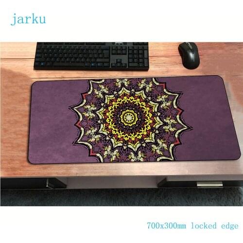 Kaleidoscope mats Halloween gaming mouse pad esports 700x400x4mm keyboard mousepad 3d notebook gamer accessories padmouse mat