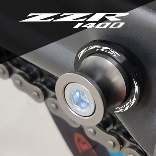 Motorcycle Swingarm Spools stand screws Slider Bobbins For Kawasaki ZZR1400 2008 2009 2010 2011 2012 2013 2014 2015 2016 2017