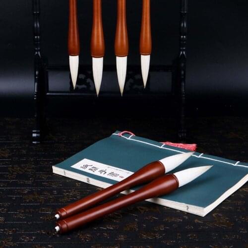 6 Pcs Brush Chinese Brush for Coloring Painting and Practicing Calligraphy wolf hair brush / white cloud brush set