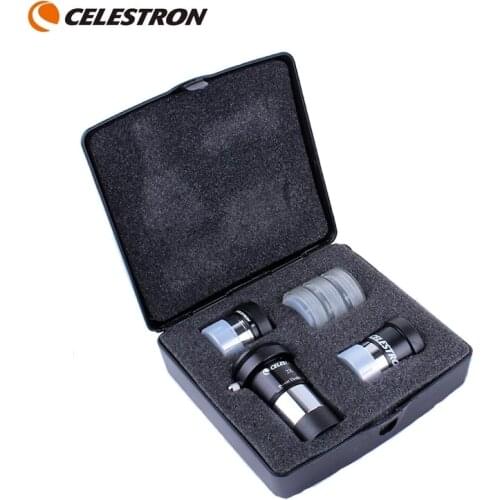 Celestron ASTROMASTER ACCESSORY KIT 1.25” includes 2X barlow lens 6 mmPloss 15 mm Kellner Eyepiece # 25 # 80A Filter moon Filter