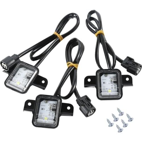 Motorcycle 3pcs LED Trunk Lights For Honda Goldwing GL1800 Gold Wing GL 1800 2018-2020 2019