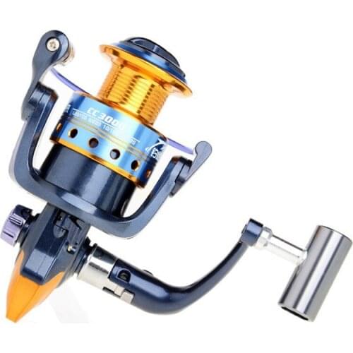 New High Speed Spinning Fishing Reel 11BB Ratio 5.2:1 Fish Saltwater Smooth Blue Body for Fake Lure