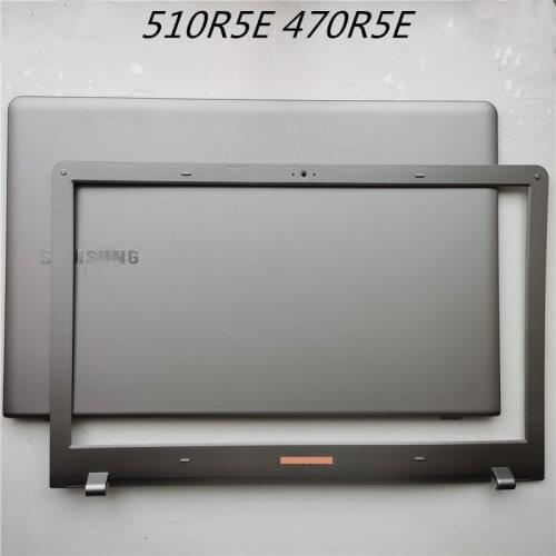 New Top Case LCD Back Cover Screen cap Screen lid For Samsung np510R5E np470R5E 510R5E 470R5E bezel front housing frame