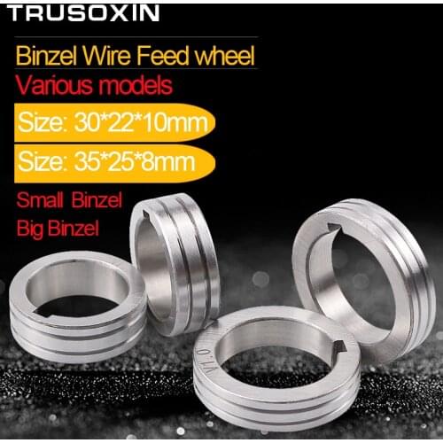 Binzel Wire Feeder Wheel Roller 0.8mm 1.0mm 1.2mm Double Size MIG Welder Welding Wire Feeding Machine