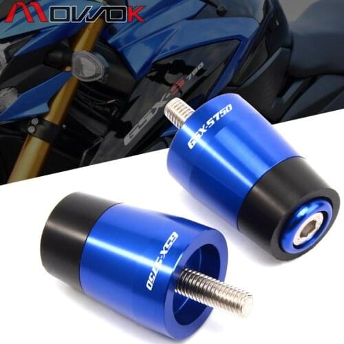 Motorcycle Handlebar Grips Handle Bar Cap End Plugs For SUZUKI GSX-S750 GSX S750 GSX-S 750 GSXS750 2011-2016 2017 2018