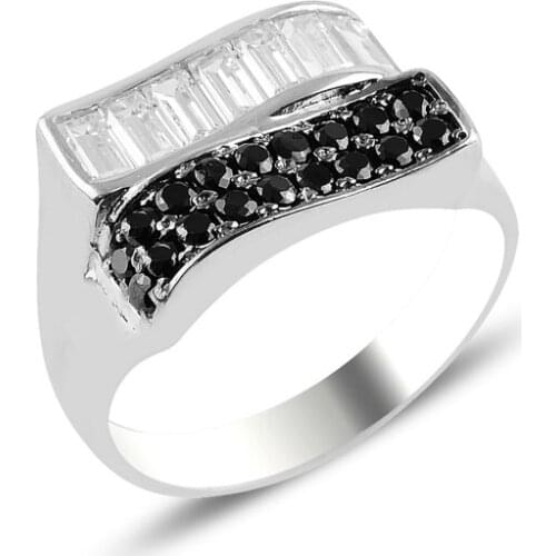 Silver 925 Sterling Zircon Stone Ring