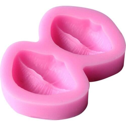 Lips silicone fondant cake mould decorating mold chocolate baking sugarcraft tool