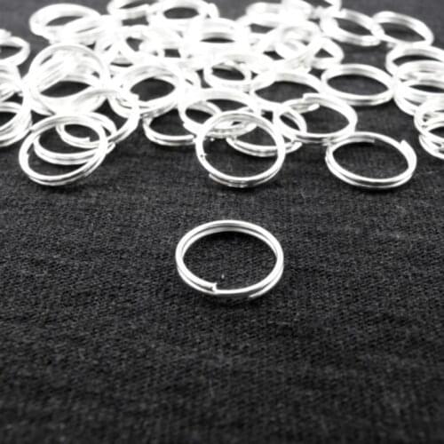 Jump Rings Double Loops cell lanyard dangles findings link keychain connector spacer Clasp Hooks/End earrings scrapbook making