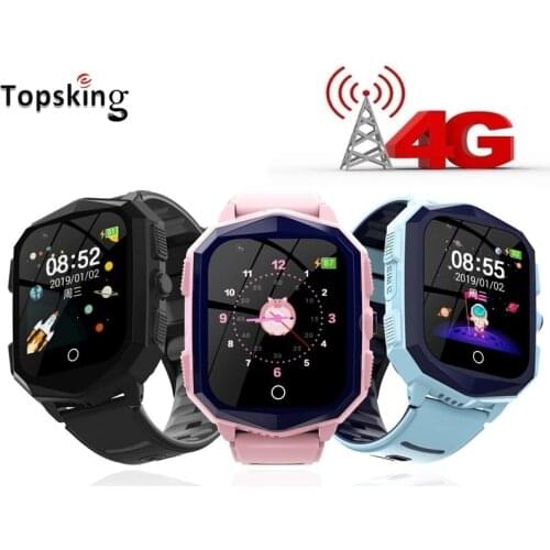 4G IP67 Waterproof Smart GPS WI-FI Tracker Locate Kid Student Remote Camera Monitor Smartwatch Video Call Android Phone Watch