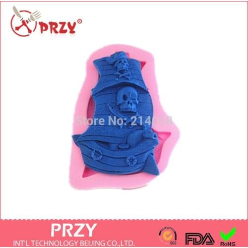 Free shipping Corsair modelling chocolate mold silicon fondant Cake decoration mold wholesale fondant mold