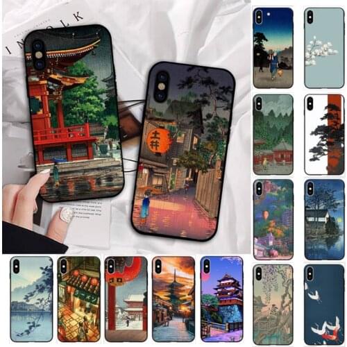 LVTLV Ukiyo-e Japanese style Art Phone Case for iPhone 11 12 pro XS MAX 8 7 6 6S Plus X 5S SE 2020 XR cover