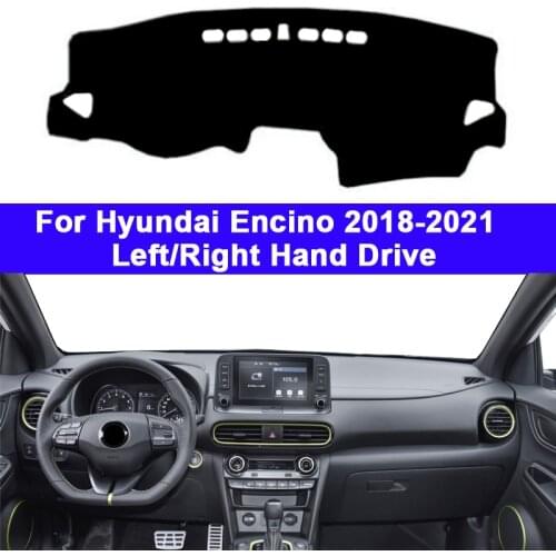 Car Dashboard Cover DashMat Carpet Cape For Hyundai Encino 2018 2019 2020 2021 RHD LHD Console Protector Sun-Shade Auto Non-slip