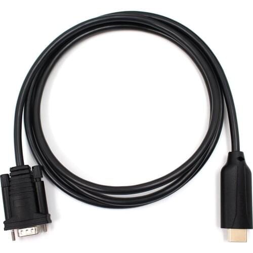 HDMI2VGA Converter HD to VGA Cable Male Adapter decoder HDMI-compatible to VGA adaptor Compatible Laptop PC Projector HDTV 1.2m