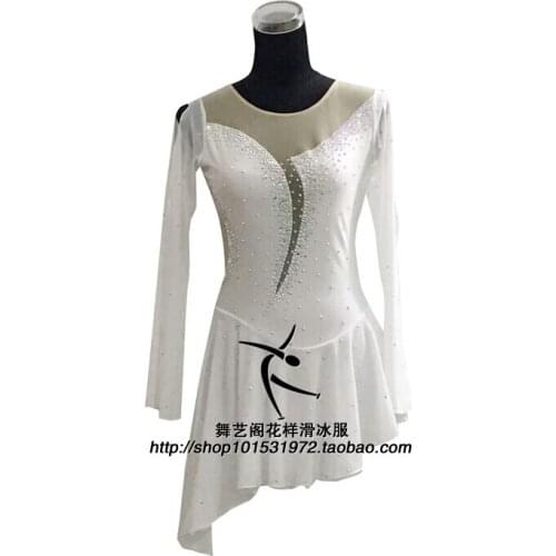 Crystal Custom Figure Skating Dresses Girls New Brand Ice Skating Dresses For Competition DR4579