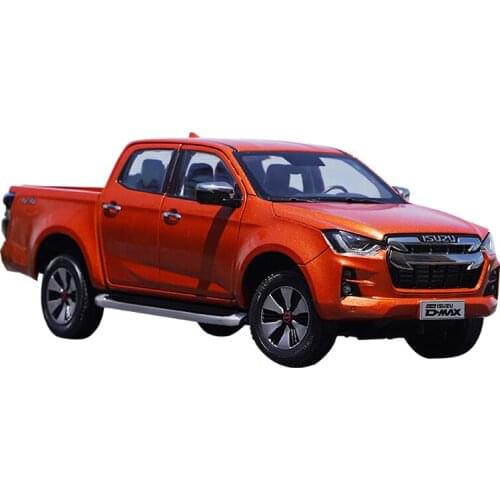 1/18 Original ISUZU D-MAX Pickup 2021 Model Truck Transporter Alloy Die-casting Car Model Collection Decoration Childrens Toy