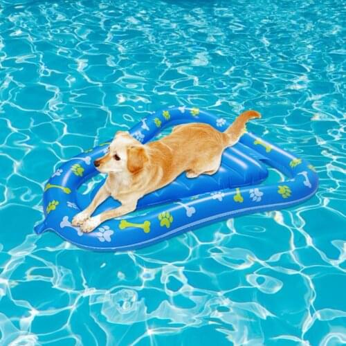 Dog Inflatable Hammock Pet Inflatable Pool Float Floating Bed Toy Puppy Beach Water Inflatable Toys For Dog Summer Swimming