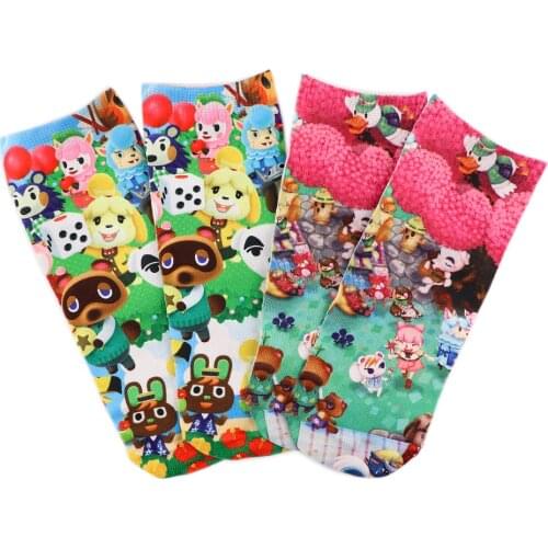 BG1198 Women Happy Funny Summer Casual Cute Women Socks Animal Cartoon Socks Invisible Cotton Fashion Colorful Socks