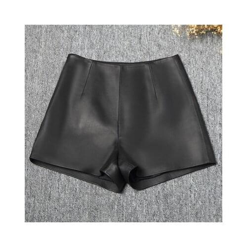 New 2022 Fashion Genuine Real Sheep Leather Skirt J266