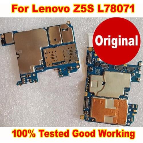 Original New Unlocked Working Motherboard For Lenovo Z5S L78071 Mainboard Main Board Circuits Card Fee Flex Cable Phone Plate