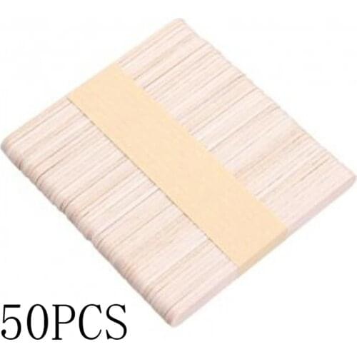 50Pcs/Lot Popsicle Stick Ice Cube Maker Cream Tools Model Special-Purpose Wooden Craft Stick Lollipop Mold Accessories