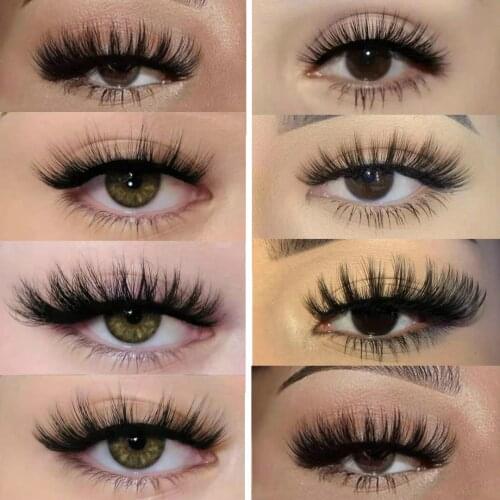 False Eyelash 3D Mink Lash 100% Cruelty Free Lashes Cilios Dramatic Reusable Natural Eyelashes Popular Fake Lashes Makeup Lashes