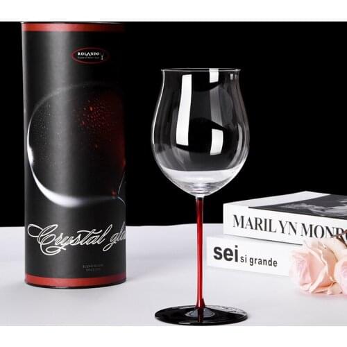 Luxury Crystal glass wine cups fashion Goblet Kitchen drinking glasses Bar Hotel party home Drinkware Creative wedding gifts