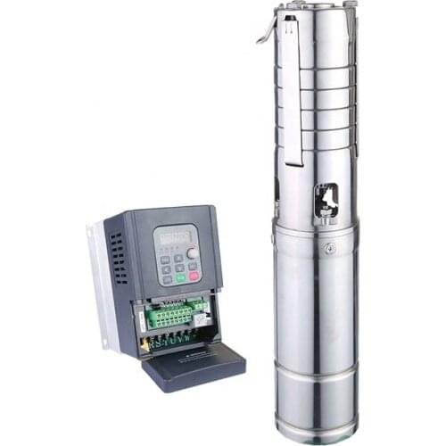 Solar panel and pump with set 5hp water system