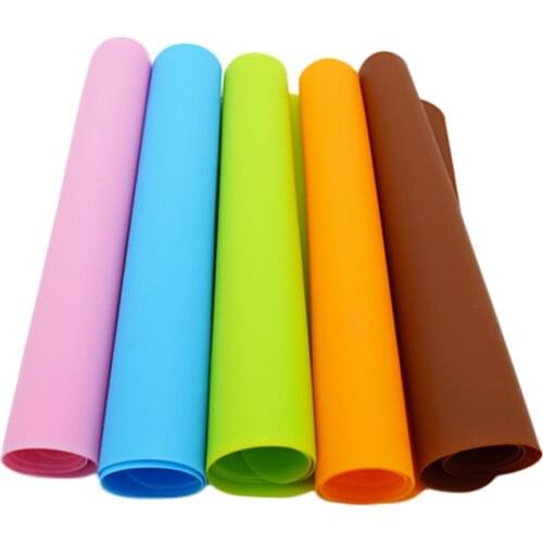 40*30CM Food Placemat Heat Resistant Pad Silicone Baking Mat Non Stick Pan Liner Non-slip Table Dining Table Mat Household