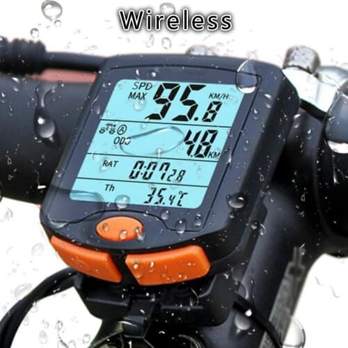 BOGEER YT-813 Bicycle Computer Wireless Cycling Odometer Rainproof Bike Speedometer Enabled Mount Holder MTB Road Bike Computer